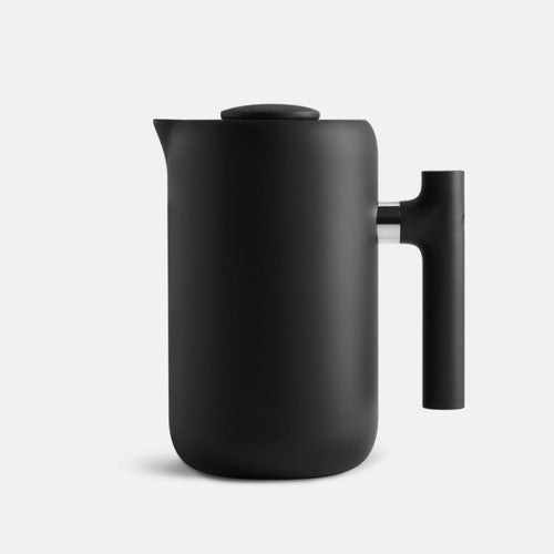 Clara French Press by Fellow in matte black with handle and lid